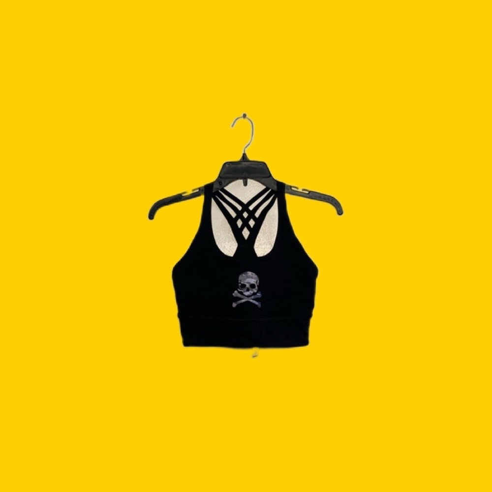 🟠 lululemon 🟠 rare camo pirate skull ‘energy bra’